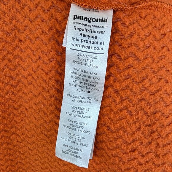 PATAGONIA | R1 Air Full-Zip Hoody | "Sandhill Rust" (Orange) - Picture 8 of 8